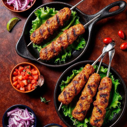 Tandoori Lamm Sikh kabab
